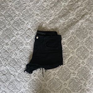 AE high rise denim shorts